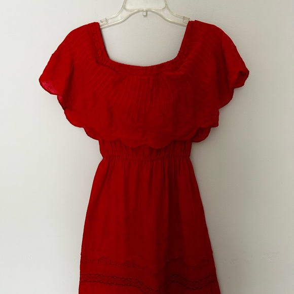 Alice + Olivia Red Pansy Maxi Dress - Picture 5 of 13